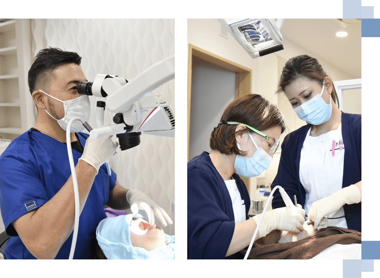 総合歯科ならではのトータルケア体制